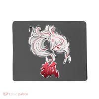 Japanese Kitsune Fox Brush Art Mousepad thumb 0