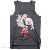 Japanese Kitsune Fox Brush Art Tank Top thumb 0