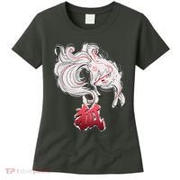 Japanese Kitsune Fox Brush Art Women's T-Shirt thumb 0