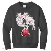 Japanese Kitsune Fox Brush Art Kids Sweatshirt thumb 0
