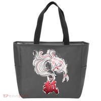 Japanese Kitsune Fox Brush Art Tote Bag thumb 0