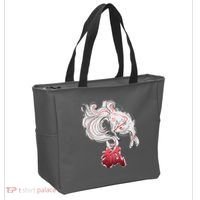 Japanese Kitsune Fox Brush Art Tote Bag thumb 2