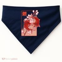 Japanese Koi Fish And Cherry Blossoms USA-Made Doggie Bandana thumb 0