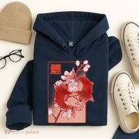 Japanese Koi Fish And Cherry Blossoms Hoodie thumb 4