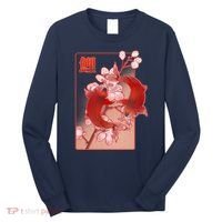 Japanese Koi Fish And Cherry Blossoms Long Sleeve Shirt thumb 0