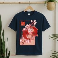 Japanese Koi Fish And Cherry Blossoms T-Shirt thumb 2