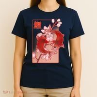 Japanese Koi Fish And Cherry Blossoms T-Shirt thumb 4