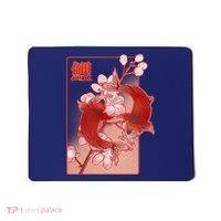 Japanese Koi Fish And Cherry Blossoms Mousepad thumb 0