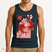 Japanese Koi Fish And Cherry Blossoms Tank Top thumb 3