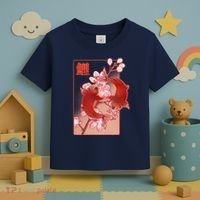 Japanese Koi Fish And Cherry Blossoms Toddler T-Shirt thumb 3