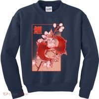 Japanese Koi Fish And Cherry Blossoms Kids Sweatshirt thumb 0