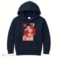 Japanese Koi Fish And Cherry Blossoms Kids Hoodie thumb 0