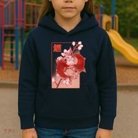 Japanese Koi Fish And Cherry Blossoms Kids Hoodie thumb 3