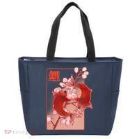 Japanese Koi Fish And Cherry Blossoms Tote Bag thumb 0