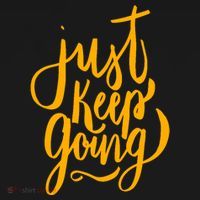 Just Keep Going Motivational Quote Backpack thumb 2