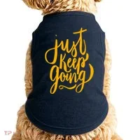Just Keep Going Motivational Quote Doggie Tank thumb 0