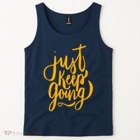 Just Keep Going Motivational Quote Tank Top thumb 2
