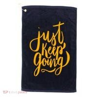 Just Keep Going Motivational Quote Golf Towel thumb 0
