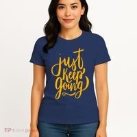 Just Keep Going Motivational Quote Women's T-Shirt thumb 4