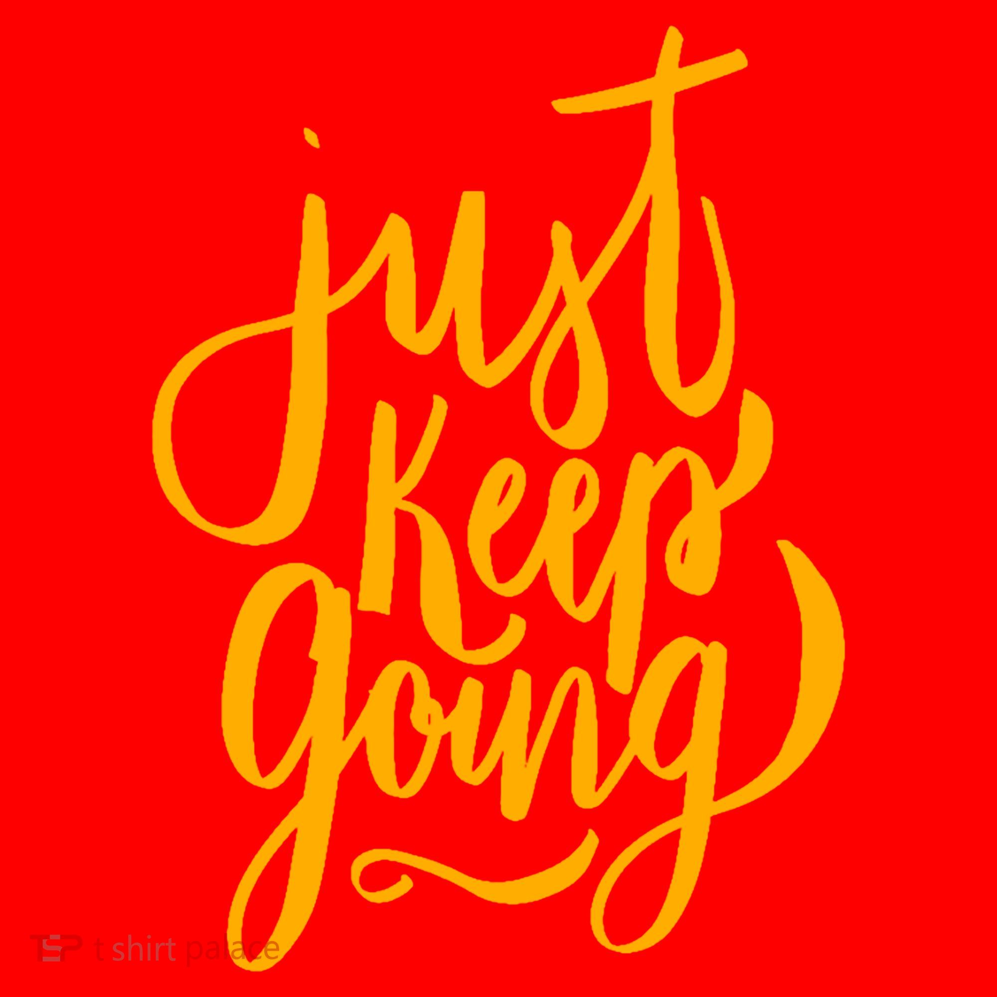Just Keep Going Motivational Quote Santa Hat