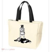 Jesus Knockout Grim Reaper X Jesus Conquers Death Boxing Tote Bag thumb 3