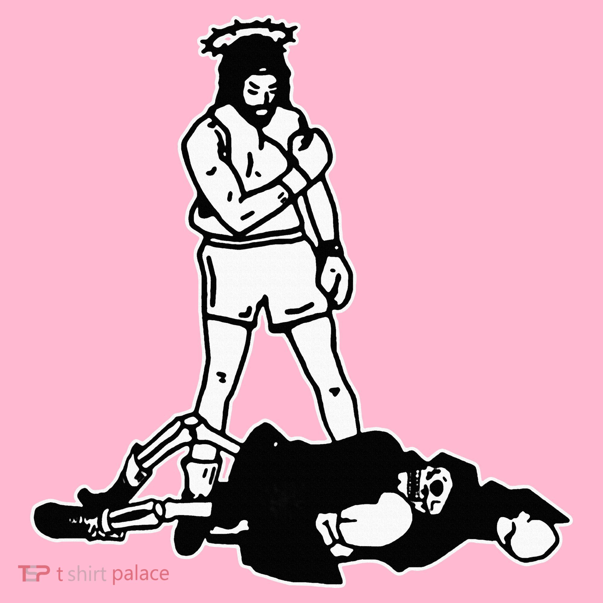 Jesus Knockout Grim Reaper X Jesus Conquers Death Boxing Coaster