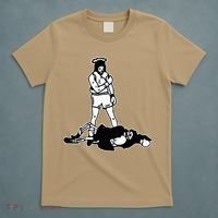 Jesus Knockout Grim Reaper X Jesus Conquers Death Boxing T-Shirt thumb 5