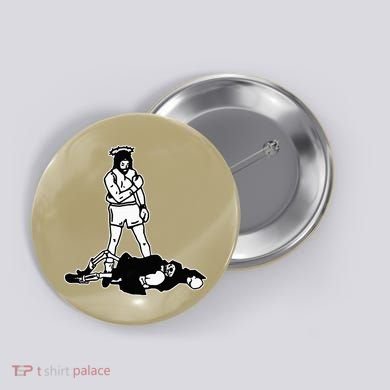 Jesus Knockout Grim Reaper X Jesus Conquers Death Boxing Button
