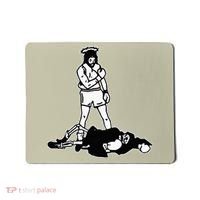 Jesus Knockout Grim Reaper X Jesus Conquers Death Boxing Mousepad thumb 0