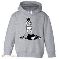 Jesus Knockout Grim Reaper X Jesus Conquers Death Boxing Toddler Hoodie thumb 0