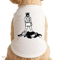 Jesus Knockout Grim Reaper X Jesus Conquers Death Boxing Doggie Tank thumb 0