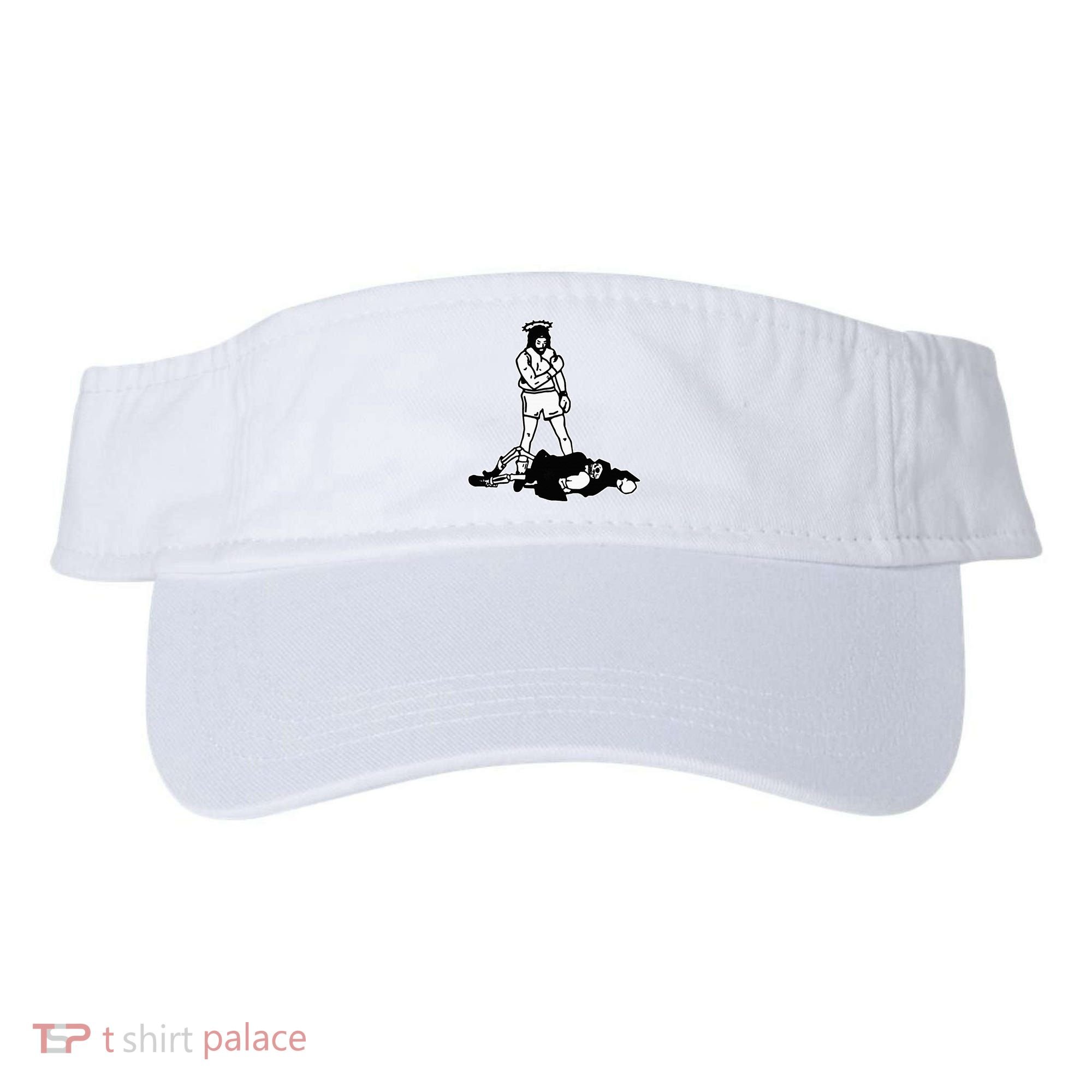 Jesus Knockout Grim Reaper X Jesus Conquers Death Boxing Visor