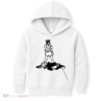 Jesus Knockout Grim Reaper X Jesus Conquers Death Boxing Kids Hoodie thumb 0