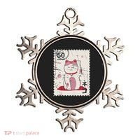 Japanese Kawaii Lucky Cat Stamp Art Ornament thumb 0