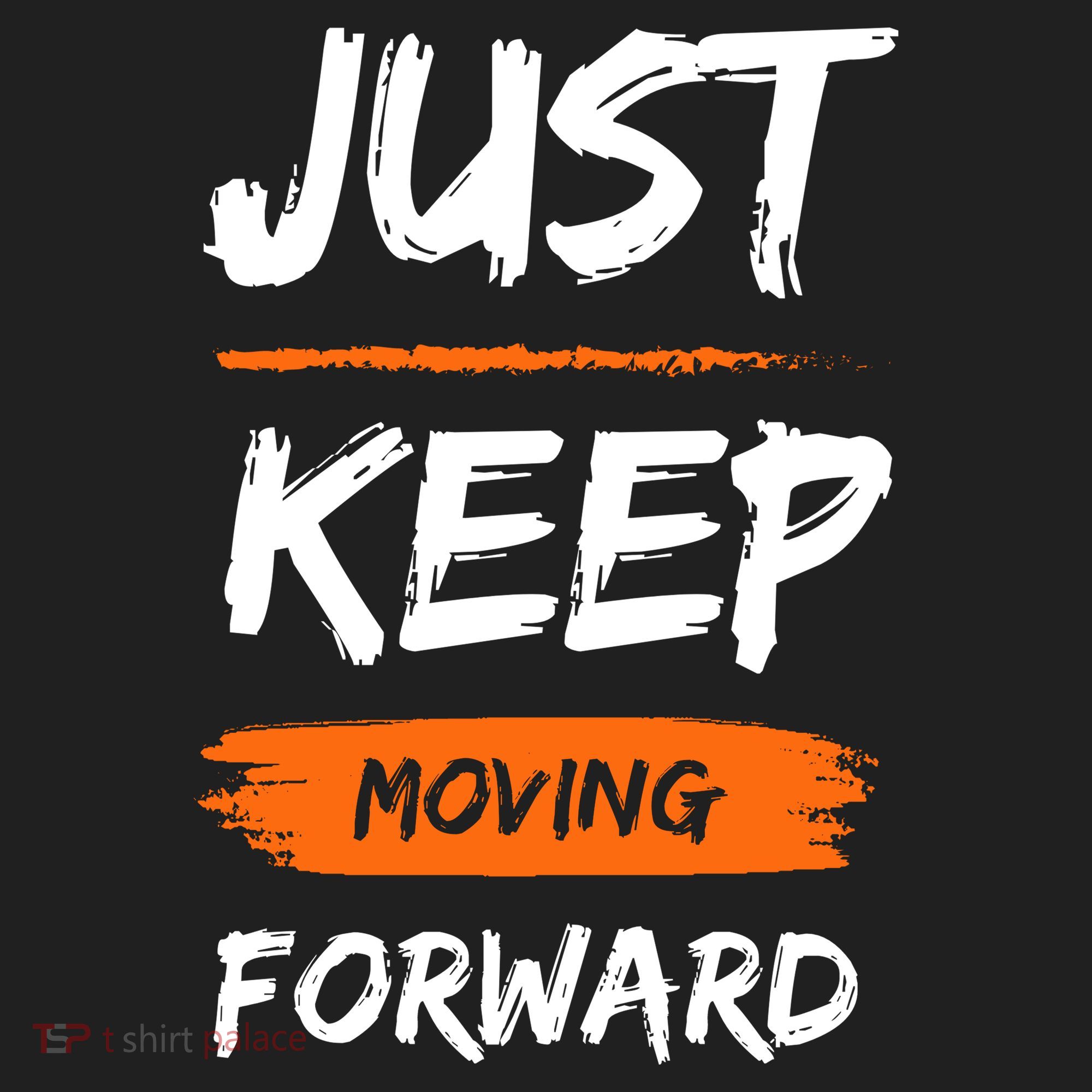 Just Keep Moving Forward Motivational Quote Comfort Colors Boxy T-Shirt