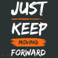 Just Keep Moving Forward Motivational Quote Mesh Reversible Basketball Jersey Tank thumb 2