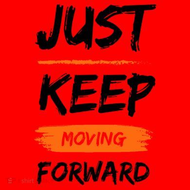 Just Keep Moving Forward Motivational Quote Santa Hat