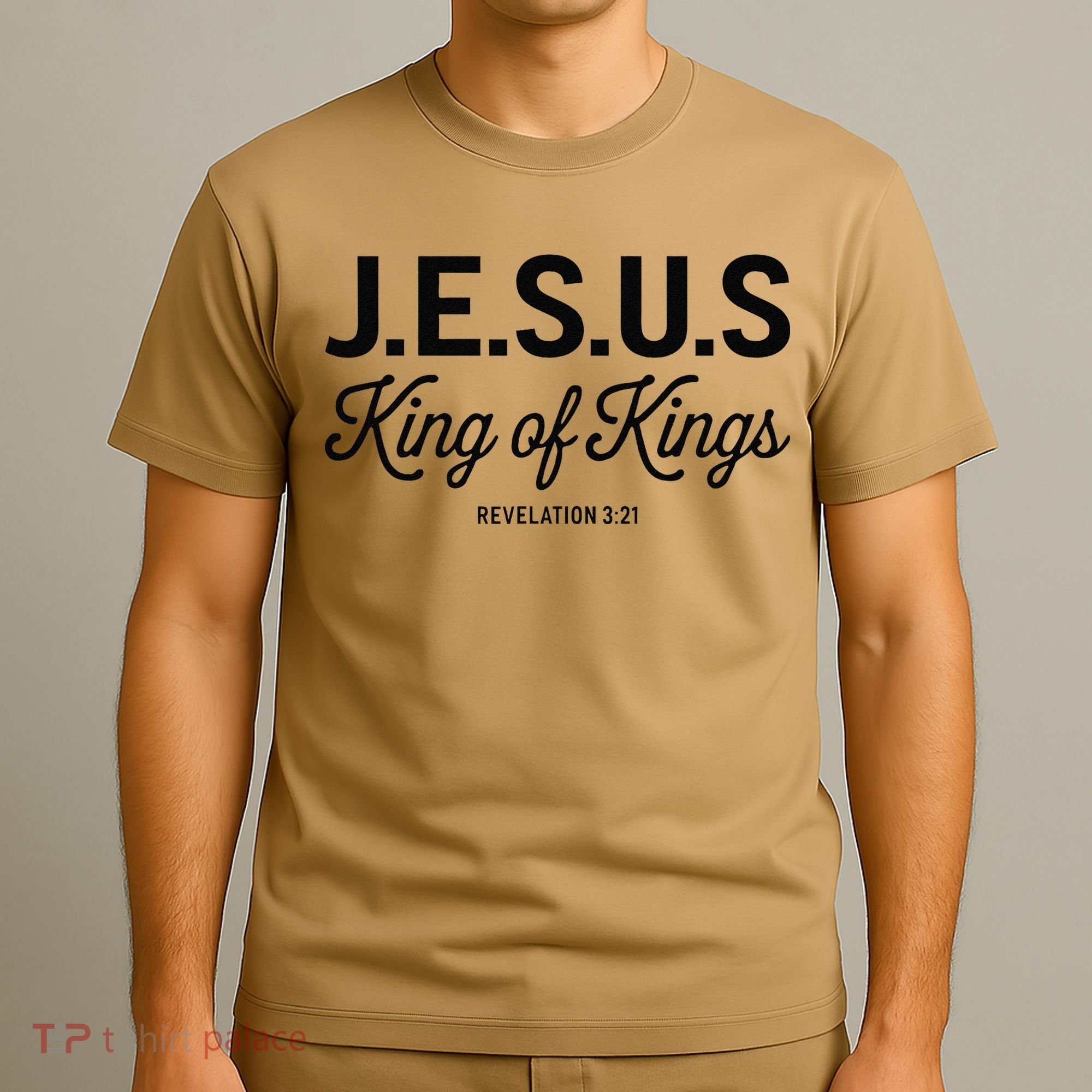 Jesus King Of Kings Revelation 3 21 T-Shirt