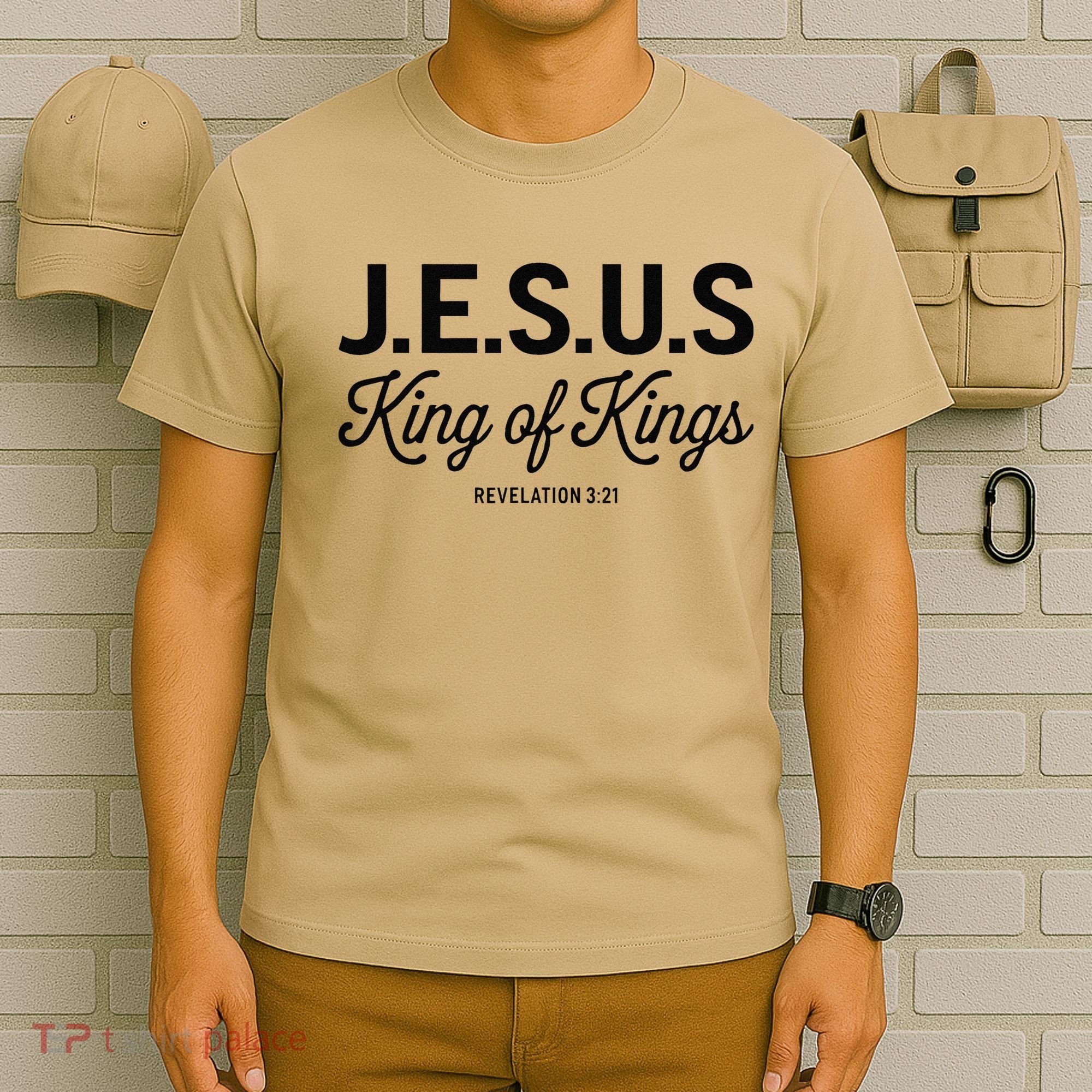 Jesus King Of Kings Revelation 3 21 T-Shirt