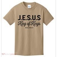Jesus King Of Kings Revelation 3 21 Kids T-Shirt thumb 0