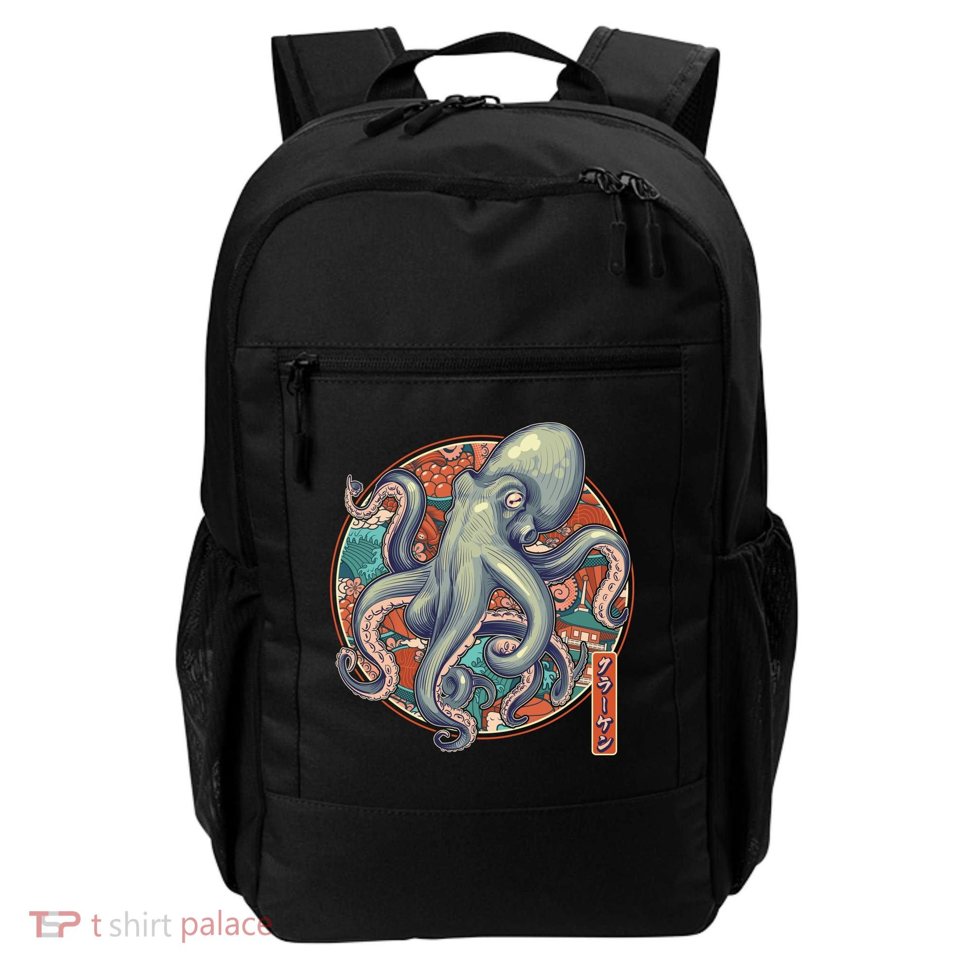 Japanese Kracken Octopus Monster Backpack