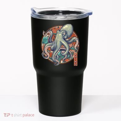 Japanese Kracken Octopus Monster Tumbler