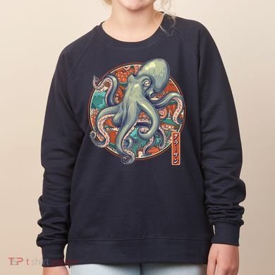 Japanese Kracken Octopus Monster Women's Sweatshirt