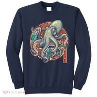 Japanese Kracken Octopus Monster Sweatshirt thumb 0