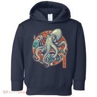 Japanese Kracken Octopus Monster Toddler Hoodie thumb 0