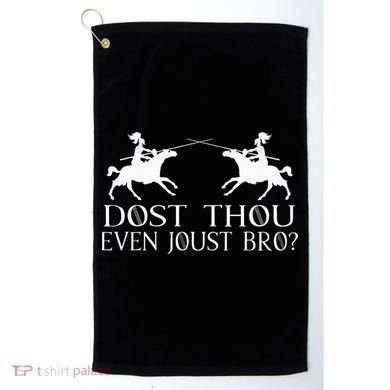 Jousting Knight Renaissance Festival Joust Medieval Golf Towel