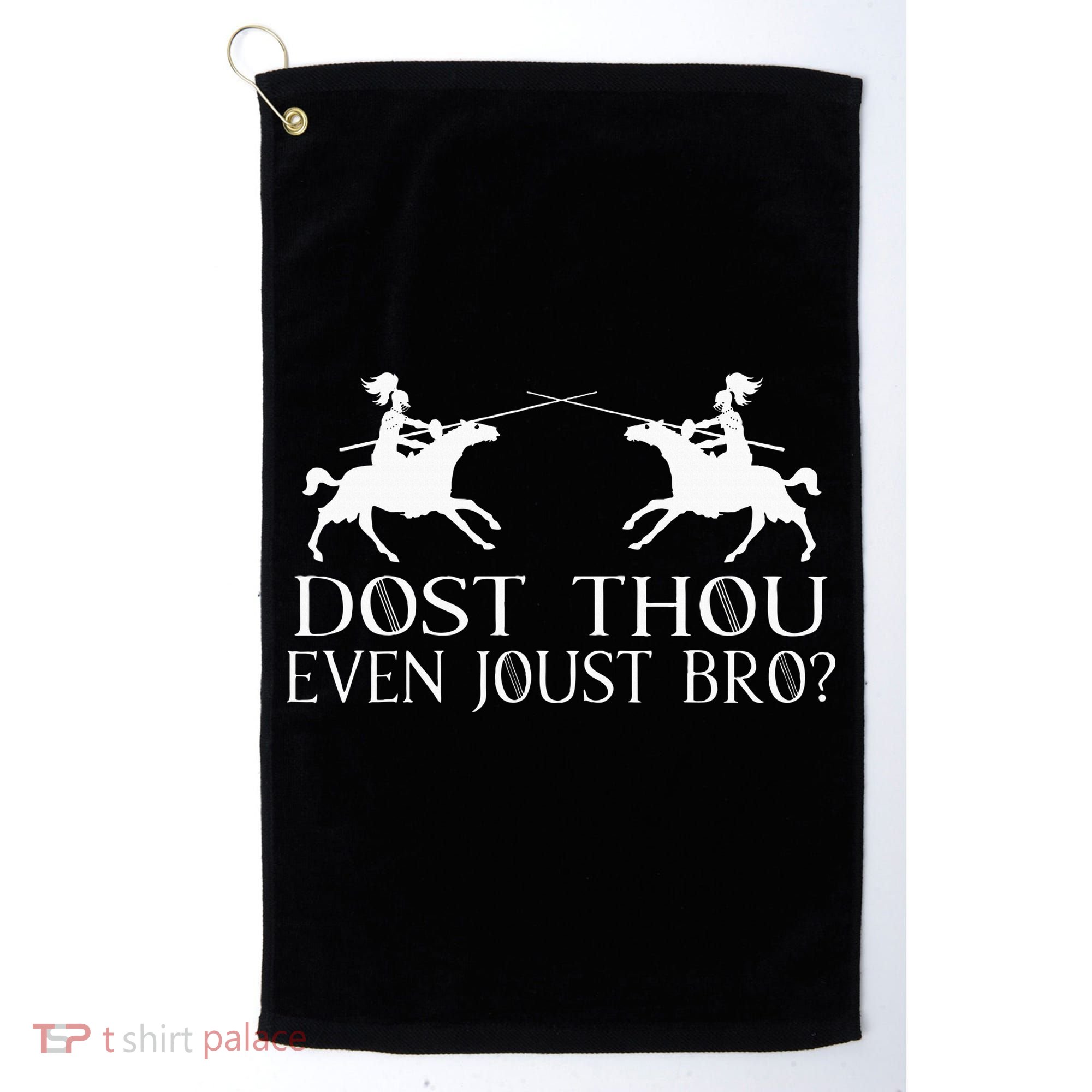 Jousting Knight Renaissance Festival Joust Medieval Golf Towel