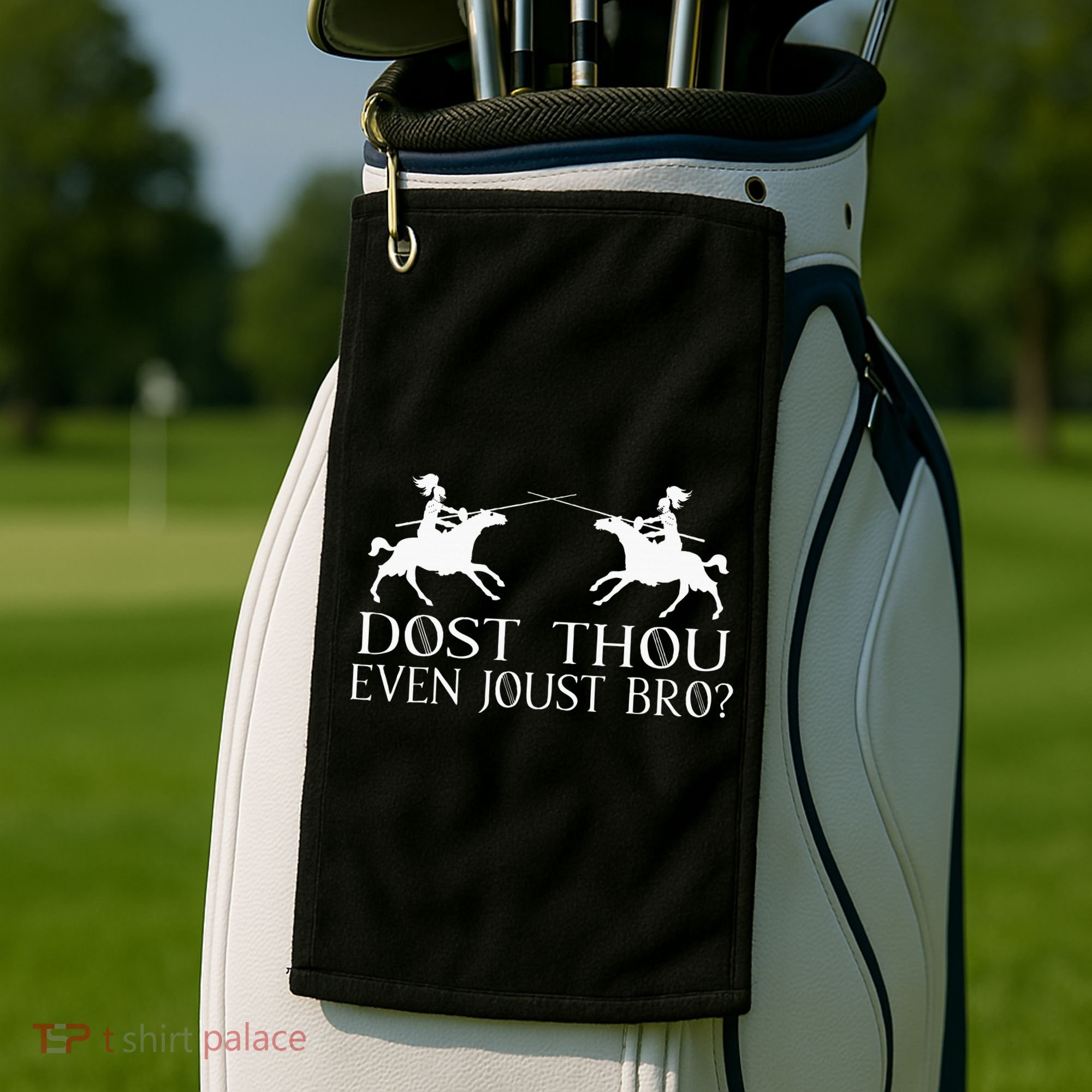 Jousting Knight Renaissance Festival Joust Medieval Golf Towel