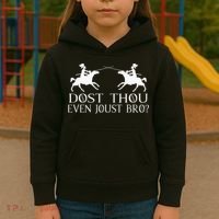 Jousting Knight Renaissance Festival Joust Medieval Kids Hoodie thumb 3