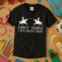 Jousting Knight Renaissance Festival Joust Medieval Kids T-Shirt thumb 3